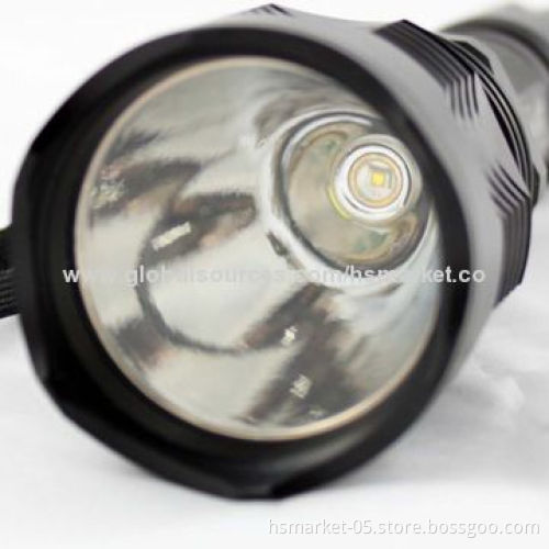 Rechargeable LED flashlight, Cree R2 LED, 1 x 18650, 240lm, constant-current protection driverNew